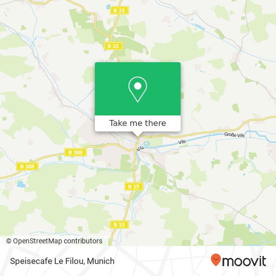 Speisecafe Le Filou map