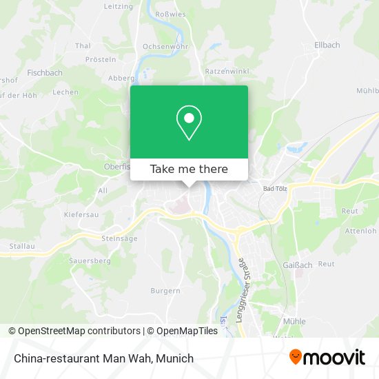 China-restaurant Man Wah map