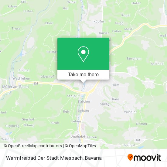 Warmfreibad Der Stadt Miesbach map