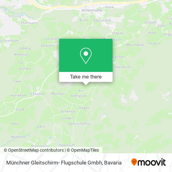 Münchner Gleitschirm- Flugschule Gmbh map
