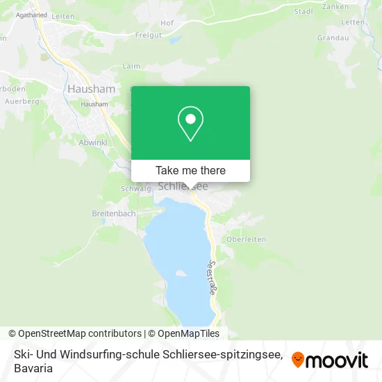 Карта Ski- Und Windsurfing-schule Schliersee-spitzingsee