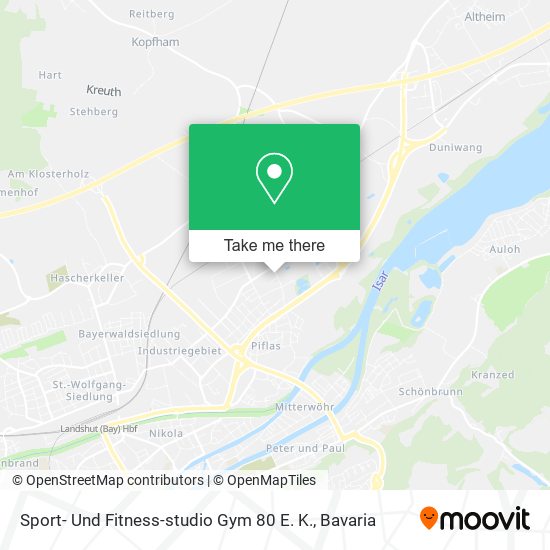 Sport- Und Fitness-studio Gym 80 E. K. map