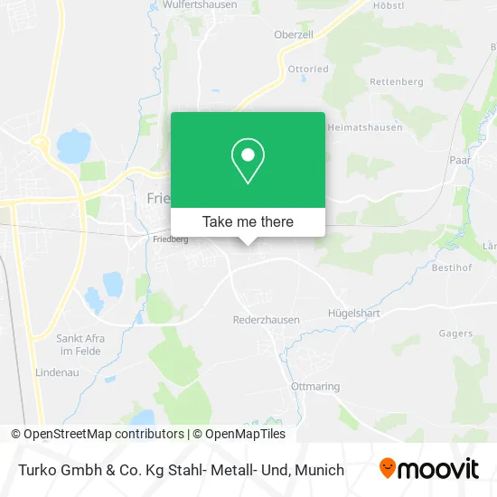 Карта Turko Gmbh & Co. Kg Stahl- Metall- Und