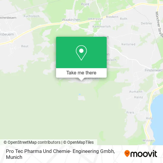 Карта Pro Tec Pharma Und Chemie- Engineering Gmbh