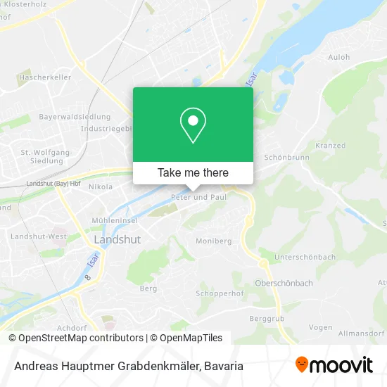 Карта Andreas Hauptmer Grabdenkmäler