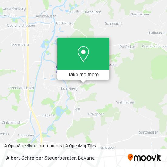 Albert Schreiber Steuerberater map