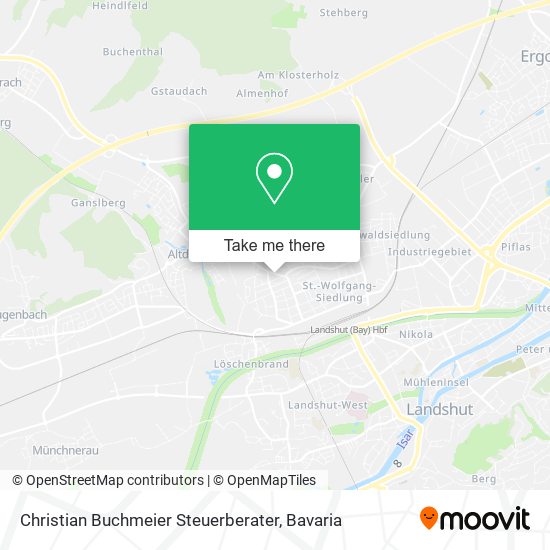 Christian Buchmeier Steuerberater map
