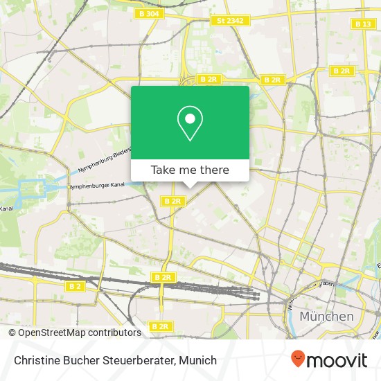 Карта Christine Bucher Steuerberater