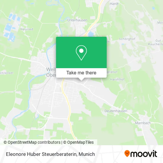 Карта Eleonore Huber Steuerberaterin