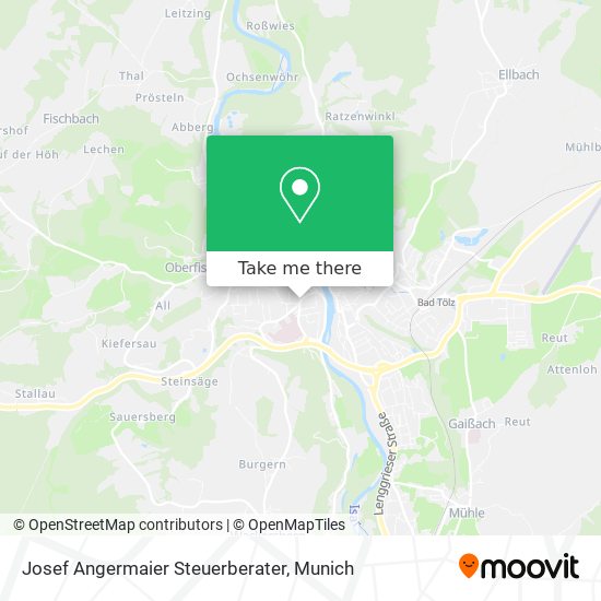 Josef Angermaier Steuerberater map