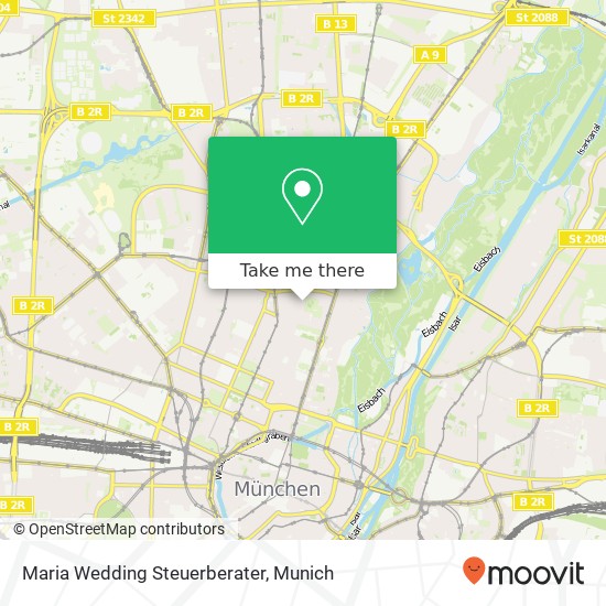 Карта Maria Wedding Steuerberater