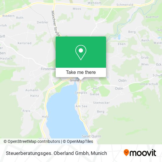 Steuerberatungsges. Oberland Gmbh map