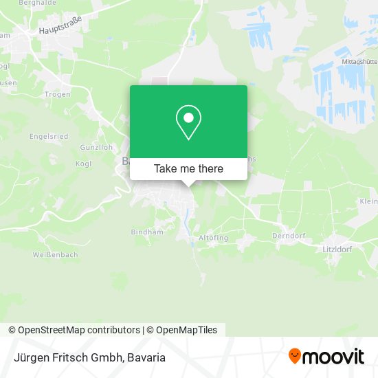 Jürgen Fritsch Gmbh map
