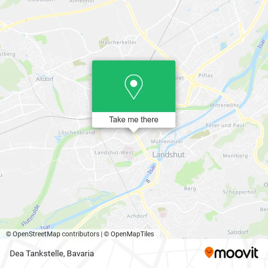 Карта Dea Tankstelle