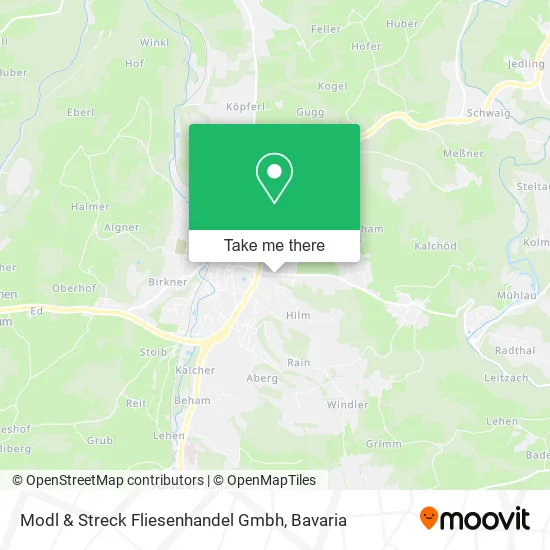 Карта Modl & Streck Fliesenhandel Gmbh