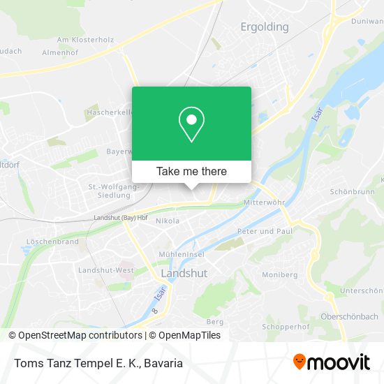 Toms Tanz Tempel E. K. map