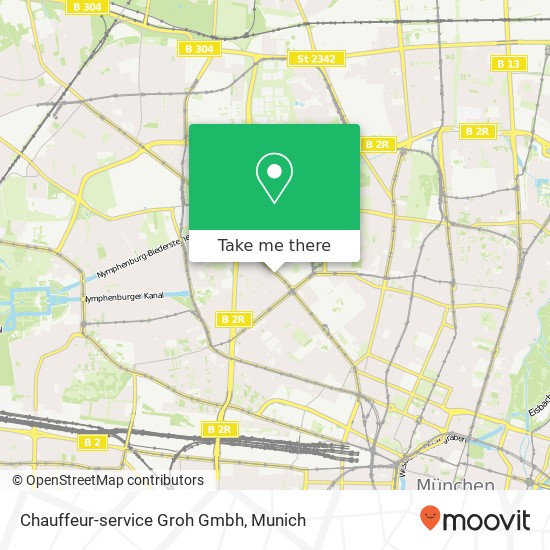 Chauffeur-service Groh Gmbh map