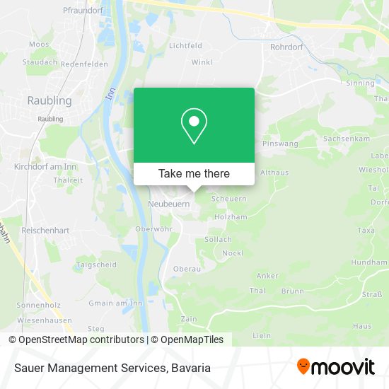 Sauer Management Services map