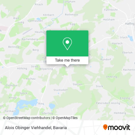 Alois Obinger Viehhandel map