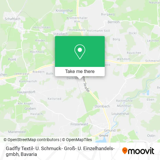 Карта Gadfly Textil- U. Schmuck- Groß- U. Einzelhandels-gmbh