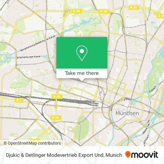 Карта Djukic & Detlinger Modevertrieb Export Und
