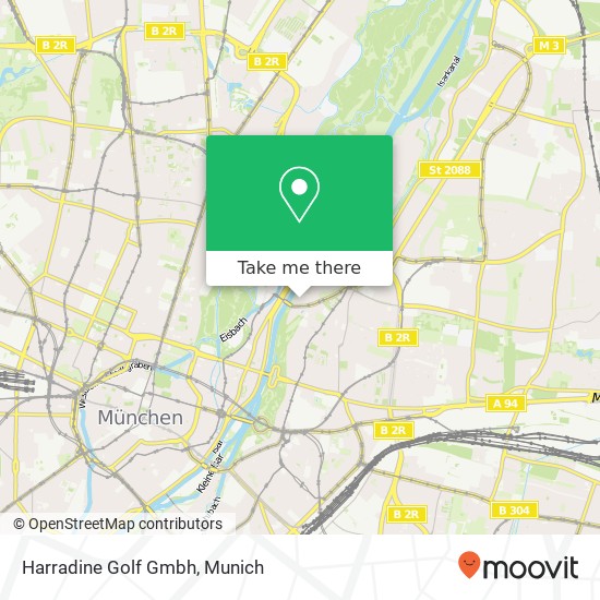 Harradine Golf Gmbh map