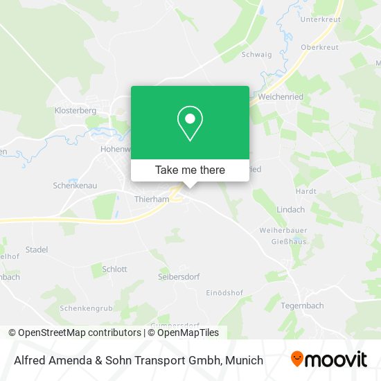 Карта Alfred Amenda & Sohn Transport Gmbh