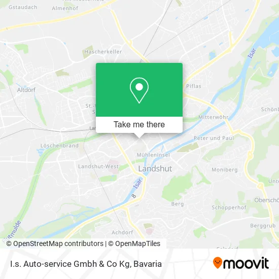 Карта I.s. Auto-service Gmbh & Co Kg