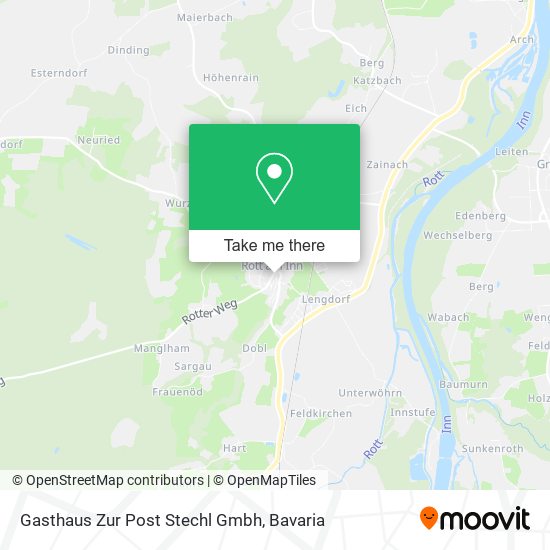 Gasthaus Zur Post Stechl Gmbh map