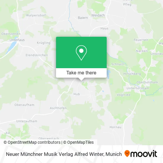 Карта Neuer Münchner Musik Verlag Alfred Winter