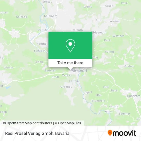 Карта Resi Prosel Verlag Gmbh