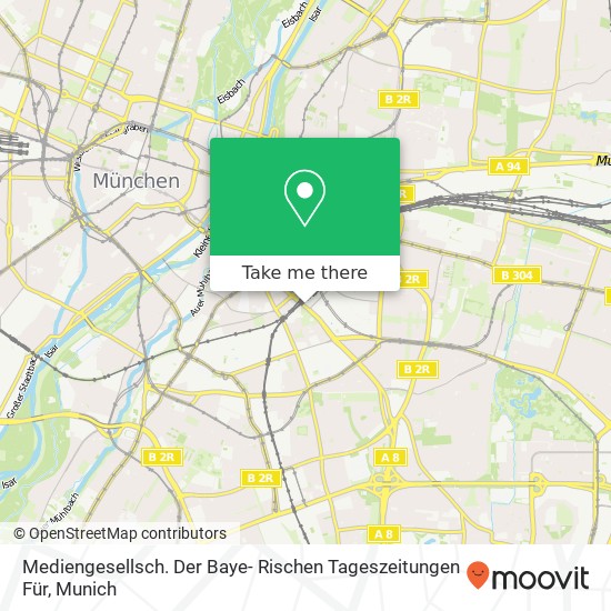 Mediengesellsch. Der Baye- Rischen Tageszeitungen Für map