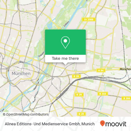 Карта Alinea Editions- Und Medienservice Gmbh