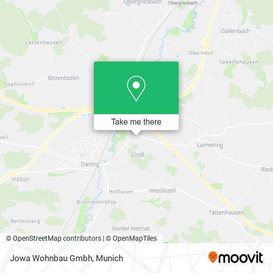 Jowa Wohnbau Gmbh map