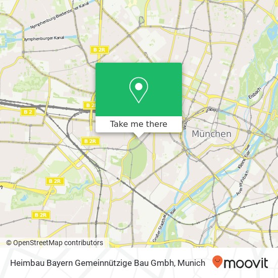 Heimbau Bayern Gemeinnützige Bau Gmbh map