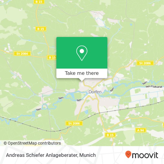 Карта Andreas Schiefer Anlageberater