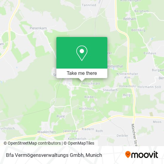 Bfa Vermögensverwaltungs Gmbh map