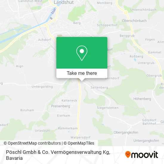 Карта Pöschl Gmbh & Co. Vermögensverwaltung Kg