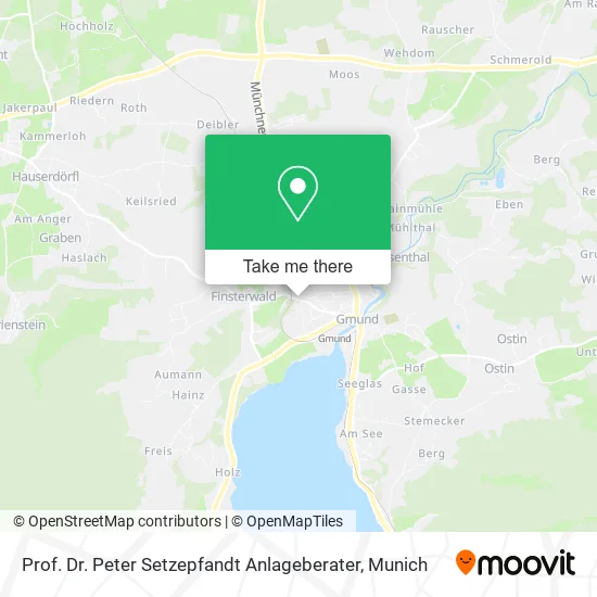 Карта Prof. Dr. Peter Setzepfandt Anlageberater