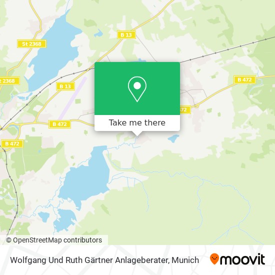 Карта Wolfgang Und Ruth Gärtner Anlageberater