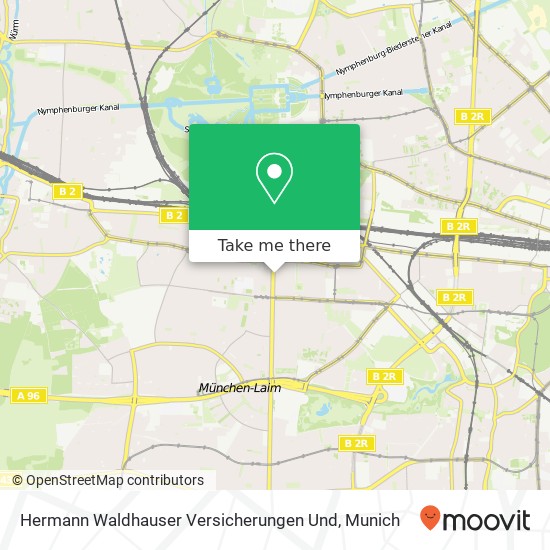 Hermann Waldhauser Versicherungen Und map
