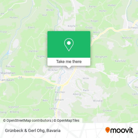 Grünbeck & Gerl Ohg map