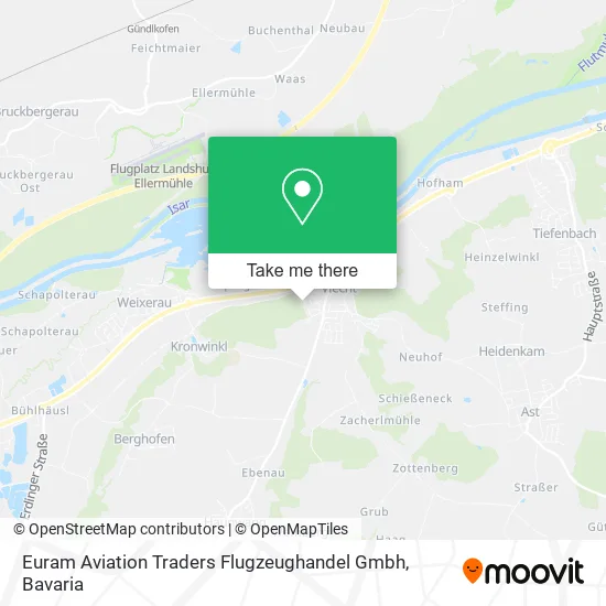 Карта Euram Aviation Traders Flugzeughandel Gmbh
