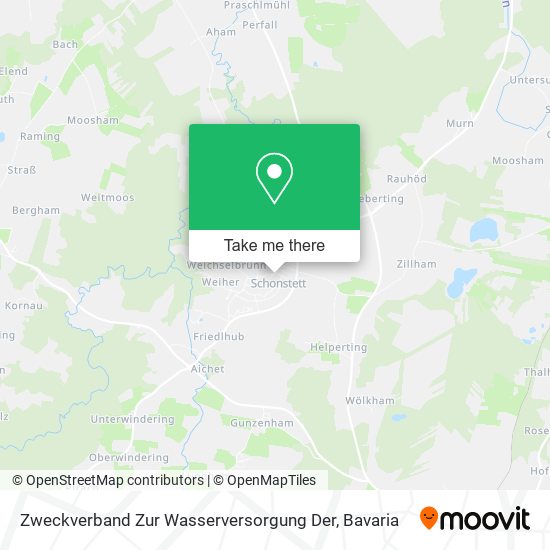 Zweckverband Zur Wasserversorgung Der map