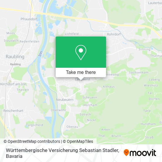 Württembergische Versicherung Sebastian Stadler map