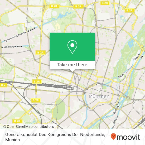 Generalkonsulat Des Königreichs Der Niederlande map