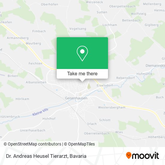 Dr. Andreas Heusel Tierarzt map