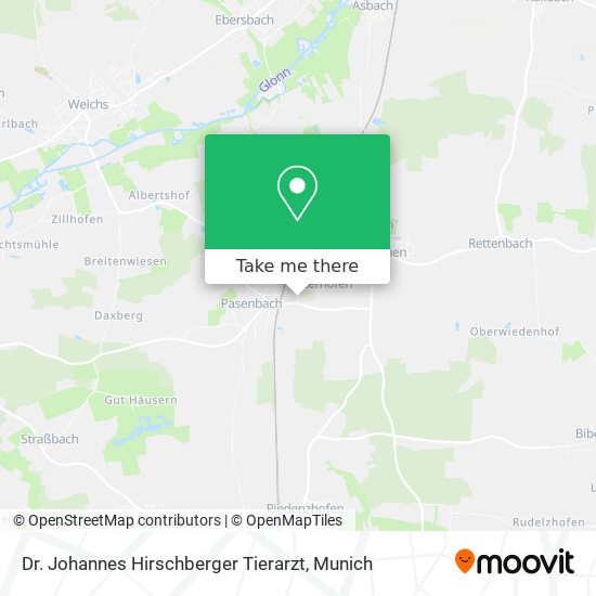 Dr. Johannes Hirschberger Tierarzt map