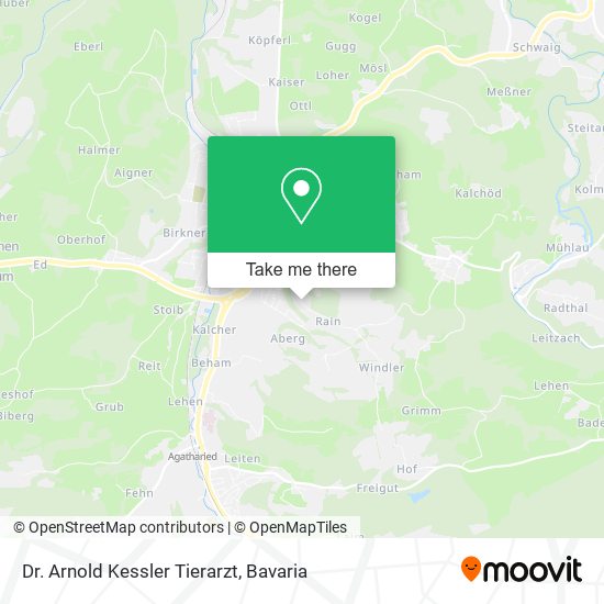 Dr. Arnold Kessler Tierarzt map