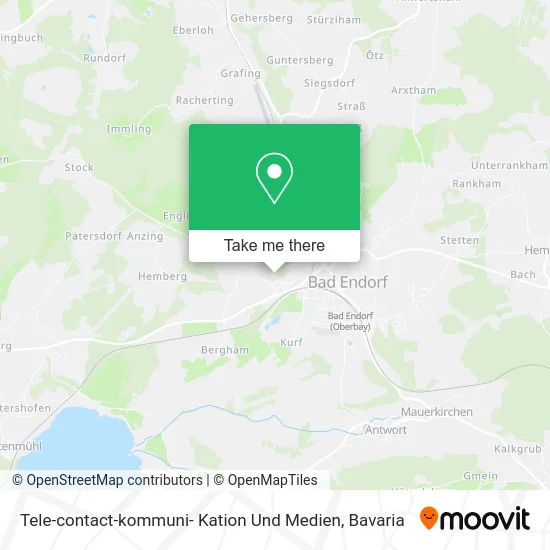 Карта Tele-contact-kommuni- Kation Und Medien